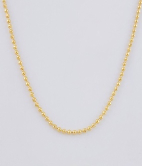 Cadena Militar Diamantada / Peso : 3,1 Gr Prom / Largo : 50 Cm / Ancho : 1,2 mm - 18K