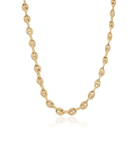 Cadena Gucci Oro Amarillo / Peso : 5 Gr Prom / Largo : 50 Cm / Ancho : 3,2 mm - 18 K
