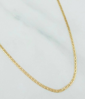 Cadena Escalera / Peso : 1,5 Gr Prom / Largo : 40 Cm / Ancho : 1,39 mm - 18 K