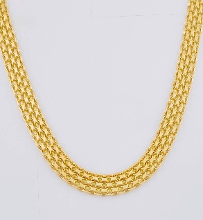 Cadena China / Peso : 18.6 / Largo: 60 Cms Gr Prom / Ancho 5mm - 18K