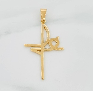 Dije Fè / 2,8 Gr Prom / 4,05 Cms - 18 K