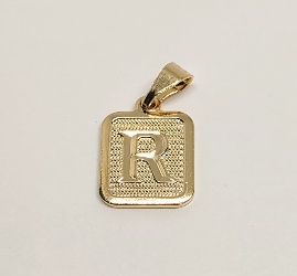Dije Placa Letra R