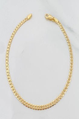 Pulsera Cubana Peso: 3,85 Gr / Largo : 21,05 Cm / Ancho : 2,91 mm - 18K
