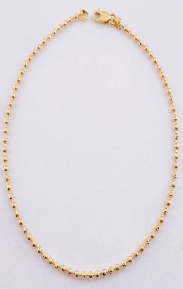 Pulso Militar Peso : 2,45 Gr Prom / Largo : 19 Cm / Ancho : 1,8 mm - 18K