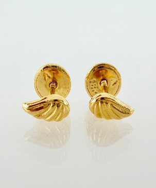 Topo Alas Peso : 0,45 Gr Prom / 6,1mm - 18K