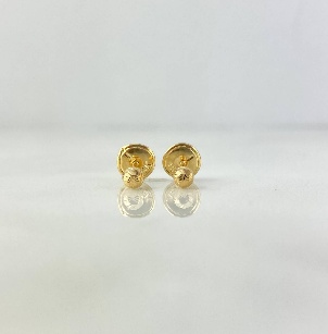 Topos Balin Diamantado de 3mm / Peso : 0,4 Gr Prom - 18K