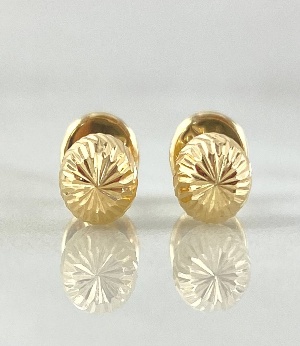 Topo Balin Diamantado / 0,6 Gr Prom / 5,0mm - 18K