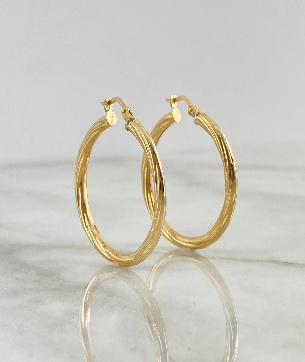 Candonga Melcocha Peso : 3,15 Gr Prom / 3,5 Cm - 18K