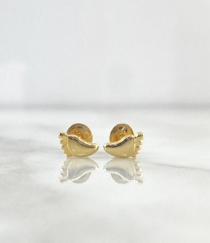 Topo Huella Pies Peso: 0,55 Gr Prom / 8 mm - 18K