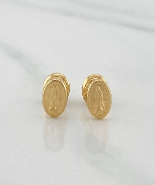 Topo Virgen de Guadalupe / 0,7 Gr Prom / 4,0mm - 18K